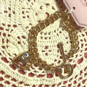 Juicy Couture Heart ❤️ Charm Bracelet